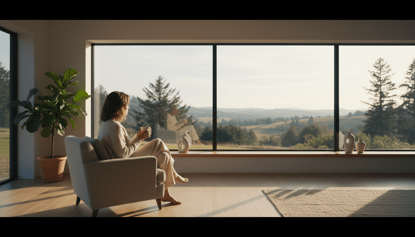 Esthétique chaleureuse et intime en gros plan d'une main de femme reposant paisiblement sur ses genoux dans un fauteuil de thérapie confortable